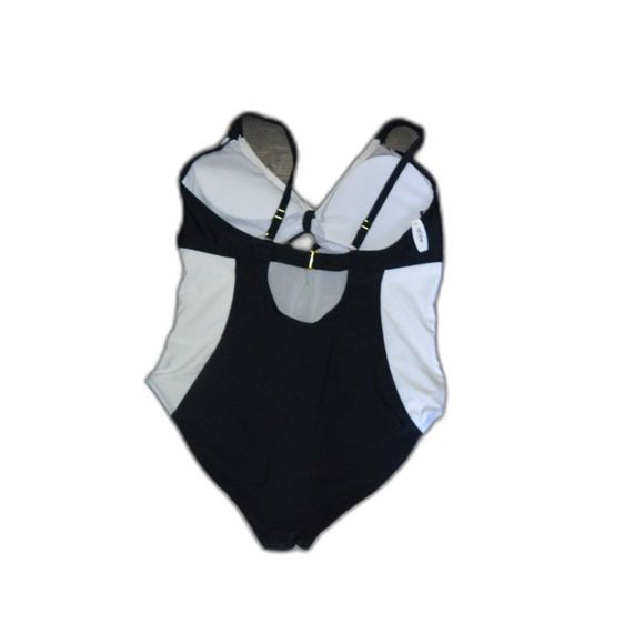 NWT Adore Me Keyhole Plus Size 4X One-Piece Swimsuit Black & White - Picture 8 of 11